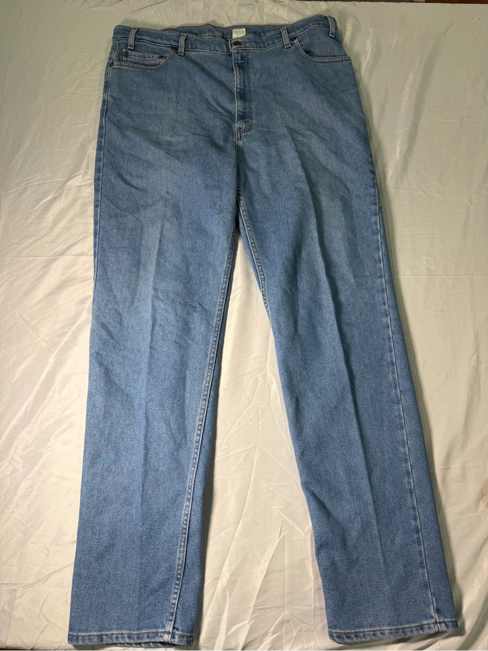 Vintage Levi’s 540 Relaxed Fit Flex Denim Jeans Light Wash 42x36